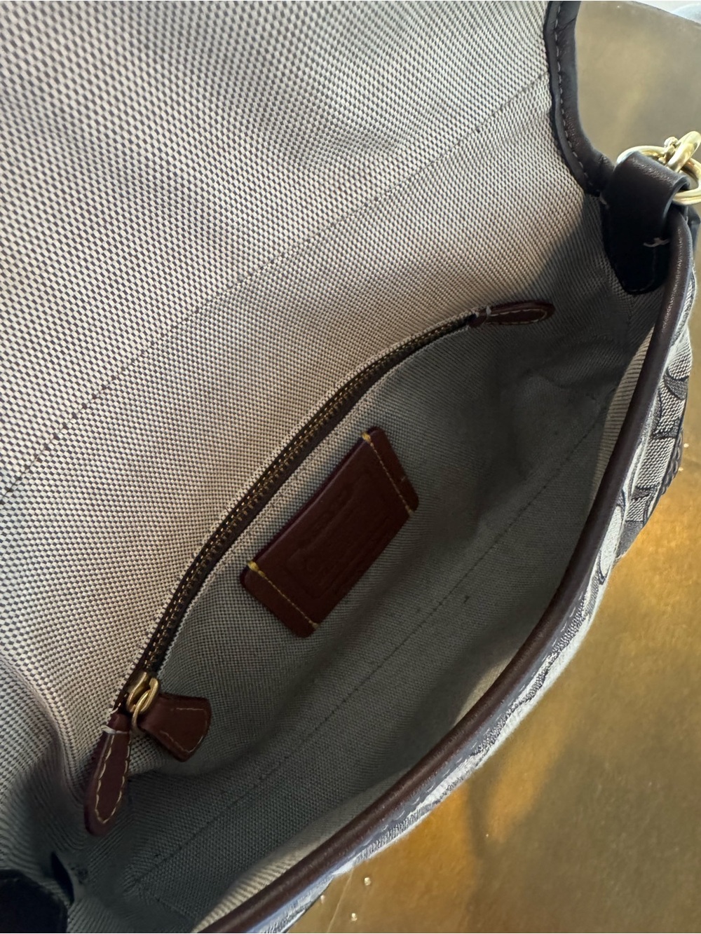 Coach Soho Flap Bag in Signature Jacquard - Picture 6 of 7